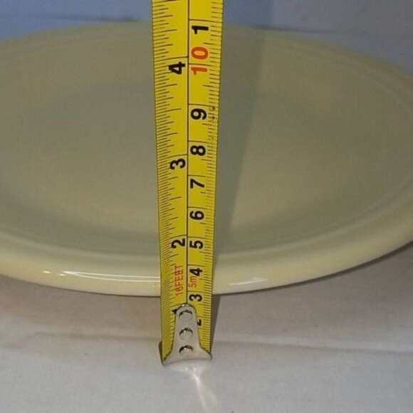 Fiestaware Fiesta CERAMIC Dinner Plate Dish Ivory CONTAINER - Picture 5 of 7